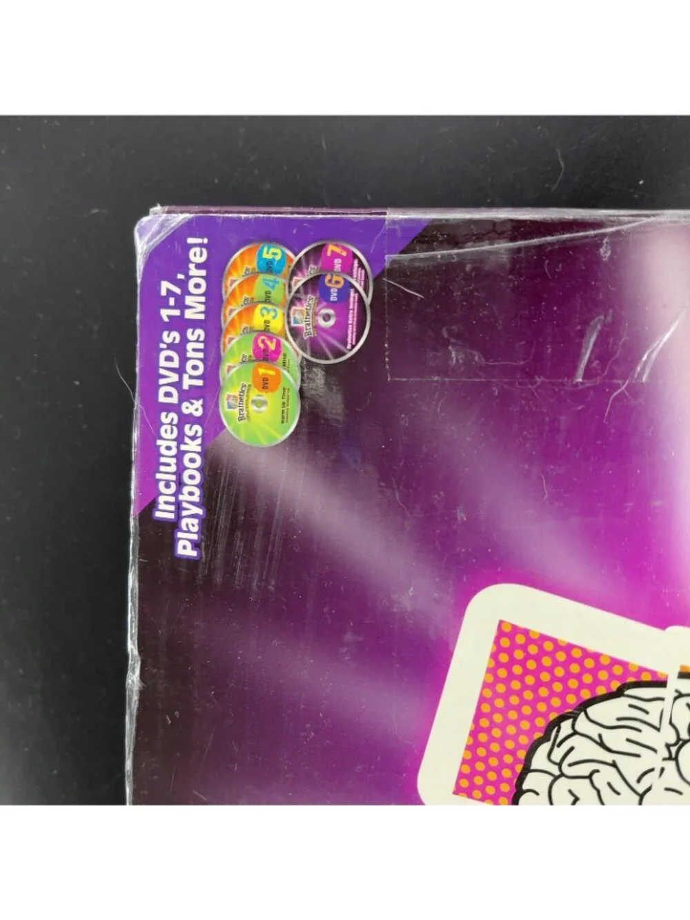 Brainetics Deluxe Set Math Memory Learning DVDs 1-7 Playbooks Kit Cards Ages 9+